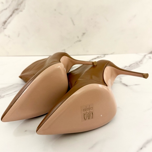 Gianvito Rossi Mable 105 Cognac Leather Ankle Boots 38.5 - Picture 7 of 8